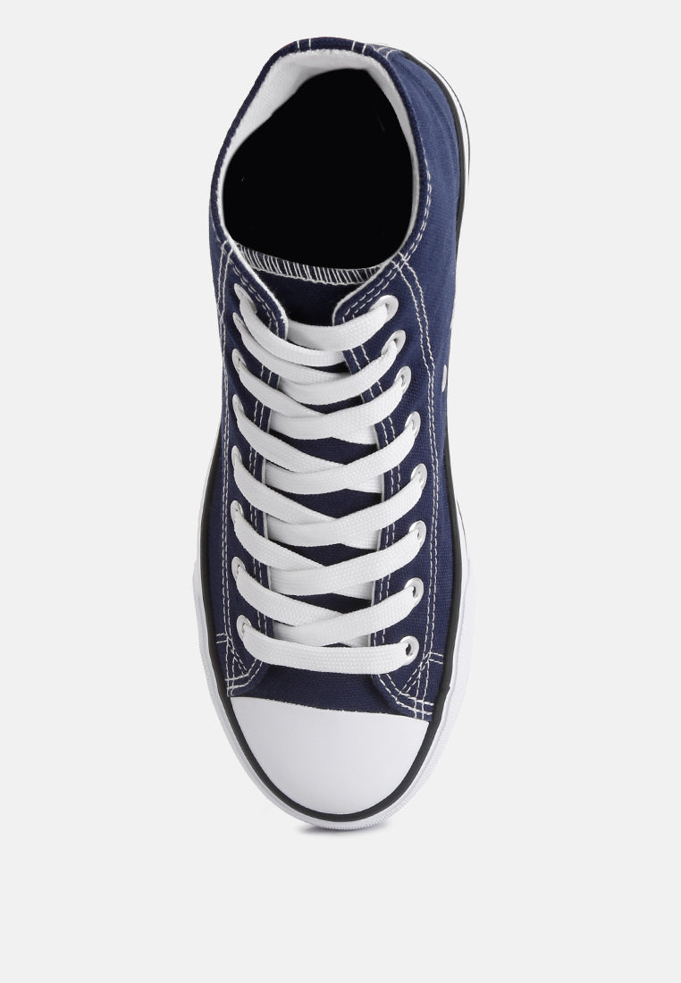 High Top Basketball Canvas Sneakers