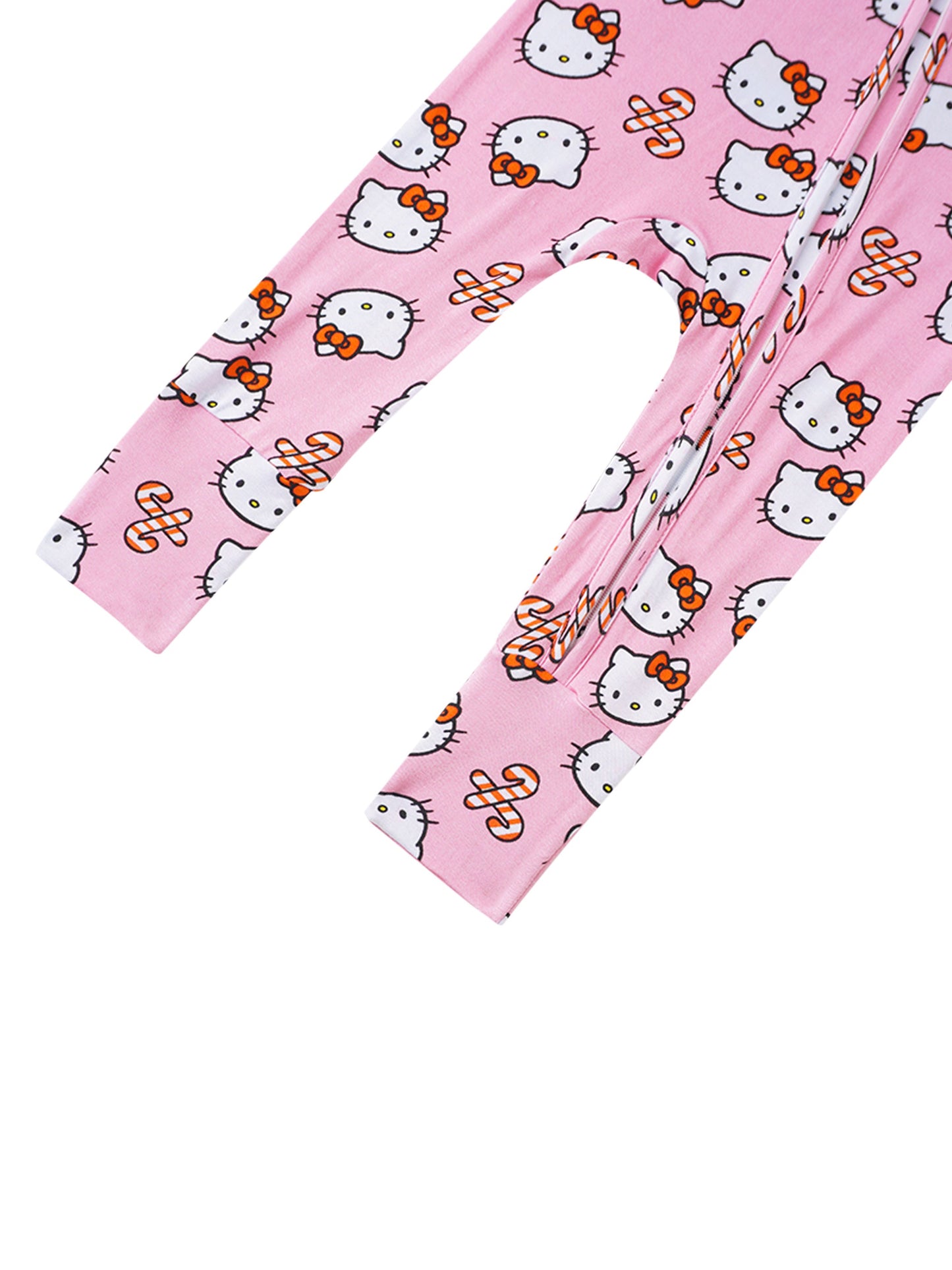 PoshTOT Sanrio Hello Kitty Pink Bamboo Baby Convertible Zippy Romper