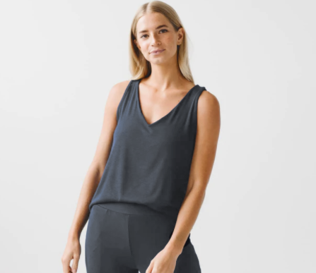 CHARCOAL GREY LOUNGE TANK