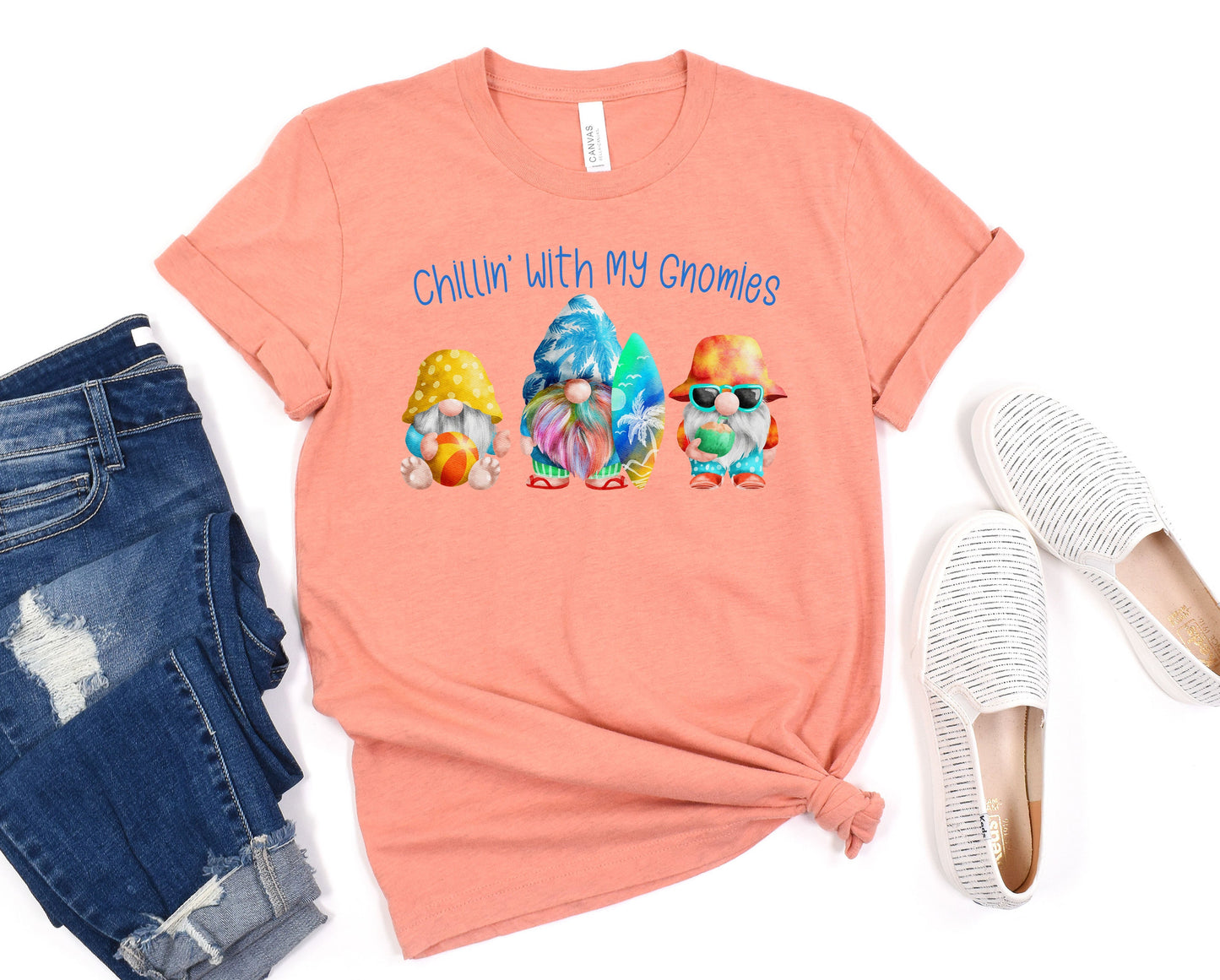 Chillin with my Gnomies Graphic Tee