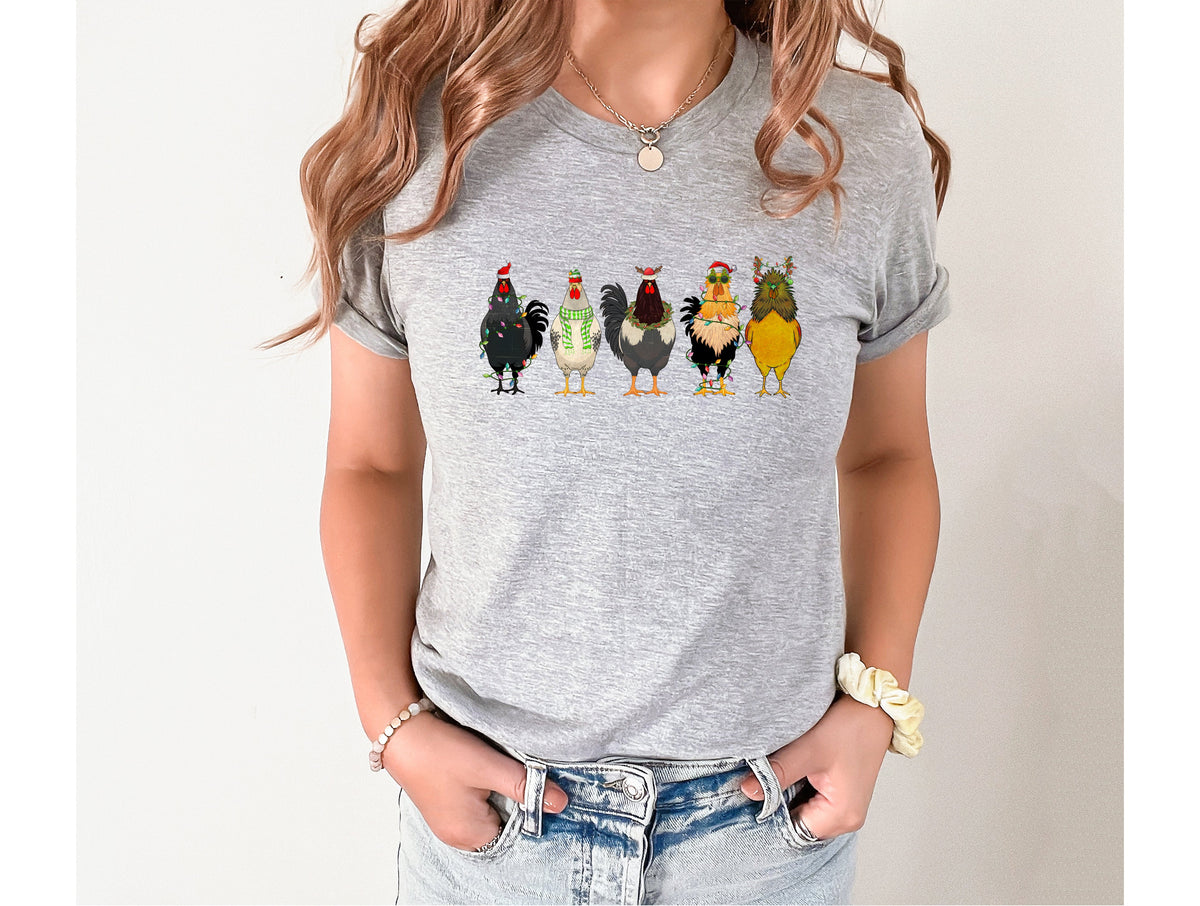 Christmas Chicken Graphic Tee