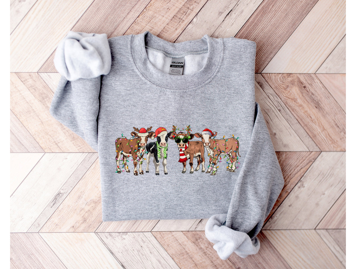 Christmas Cows Graphic Tee