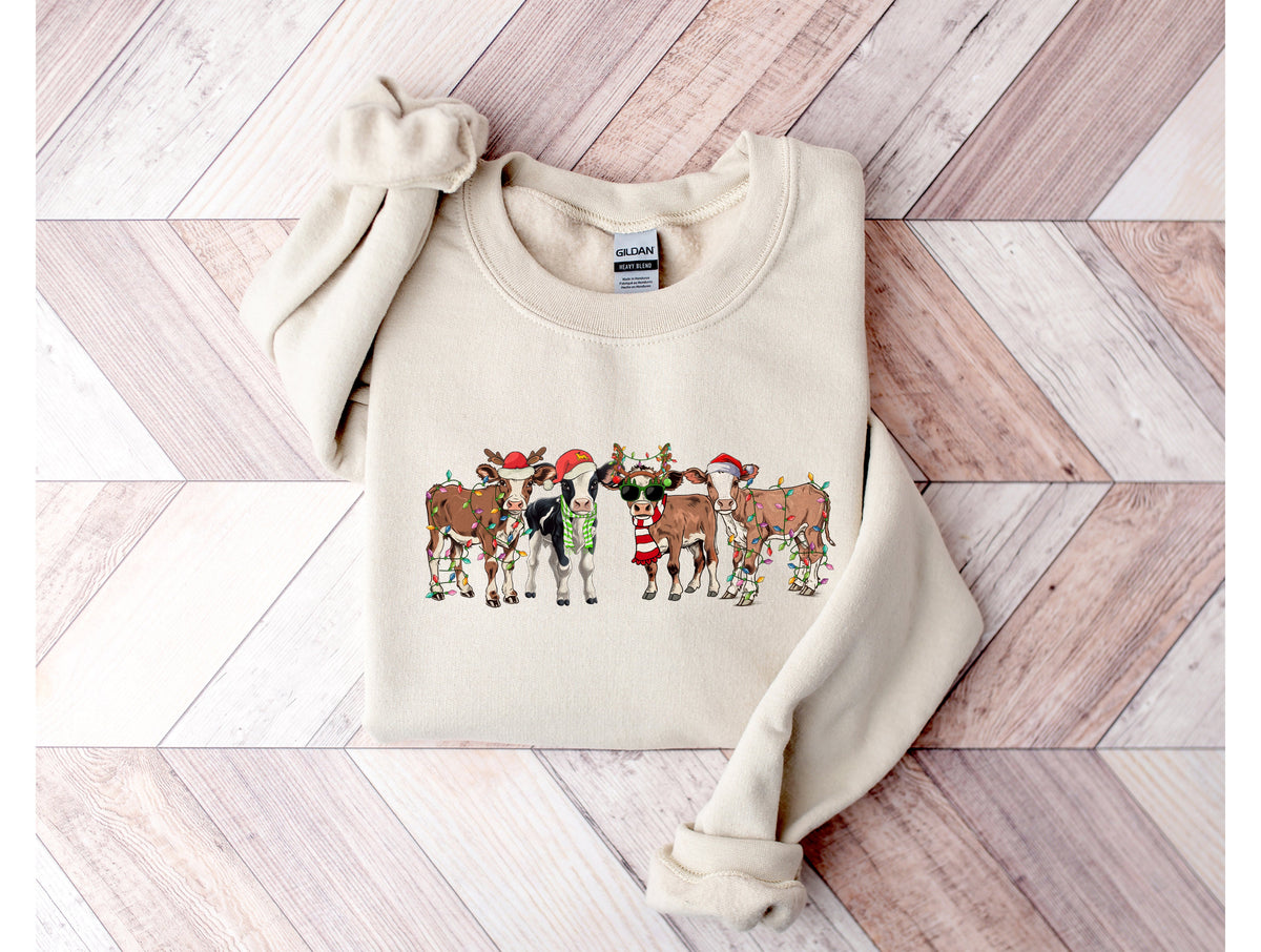 Christmas Cows Graphic Tee
