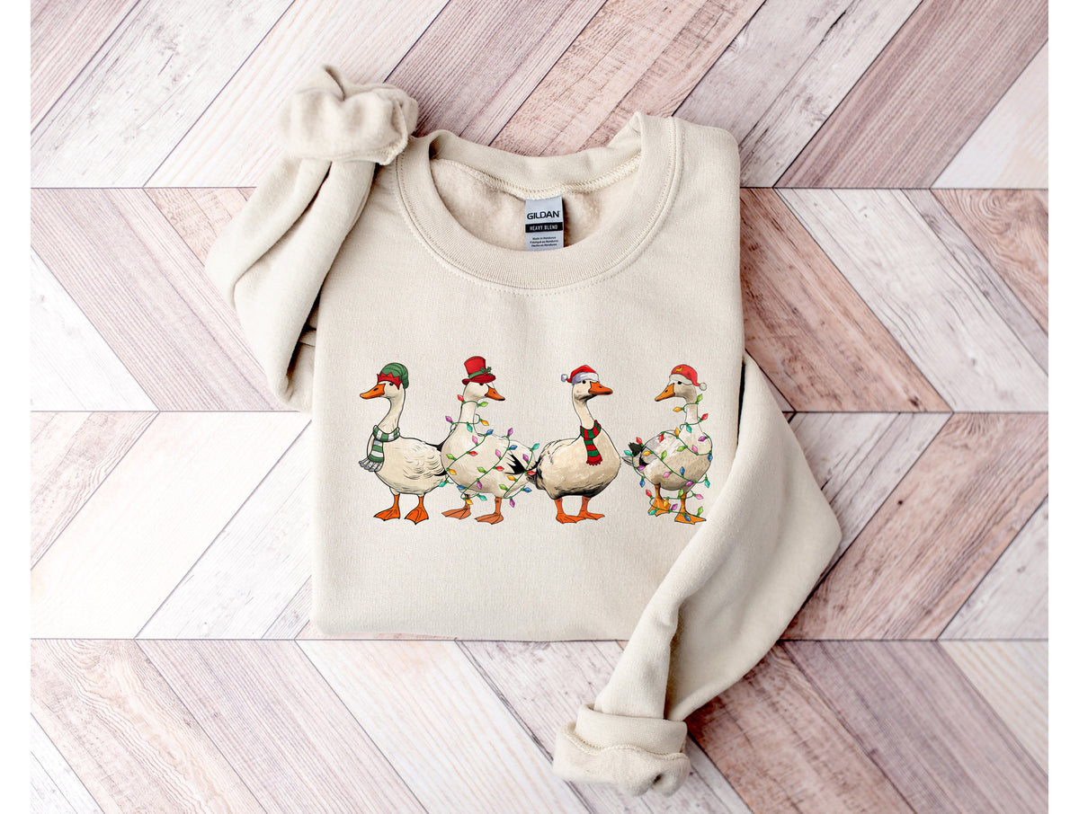 Christmas Geese Graphic Tee