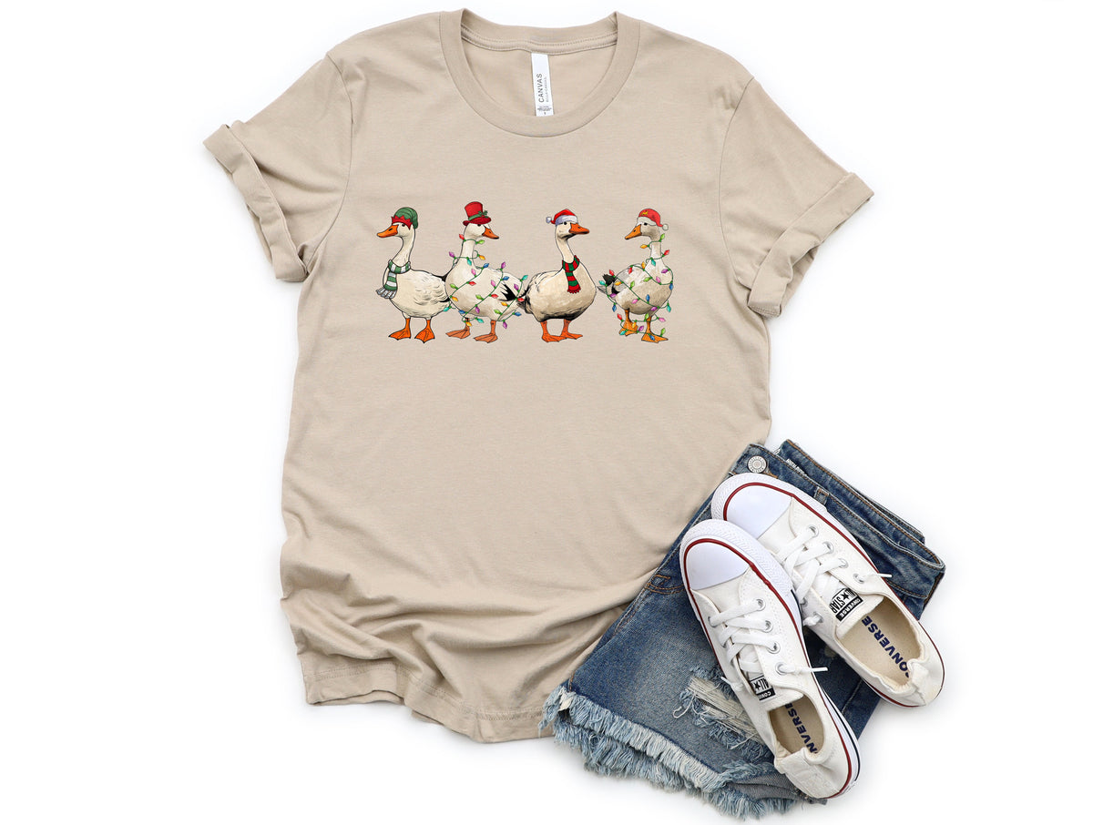 Christmas Geese Graphic Tee