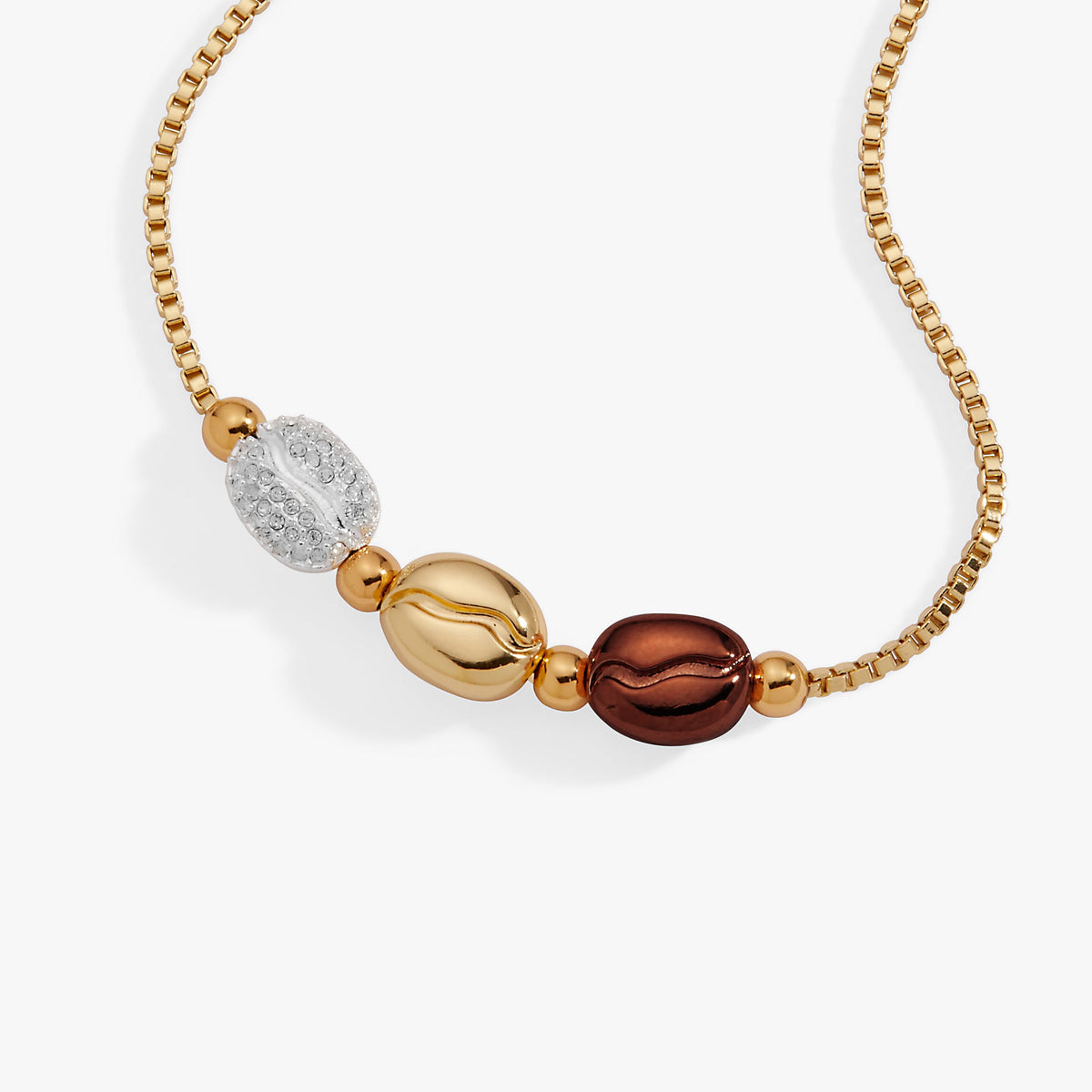 Coffee Bean Bolo Bracelet