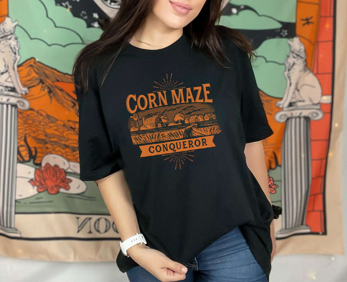 Corn Maze Conqueror Graphic Tee