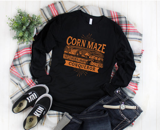 Corn Maze Conqueror Graphic Tee