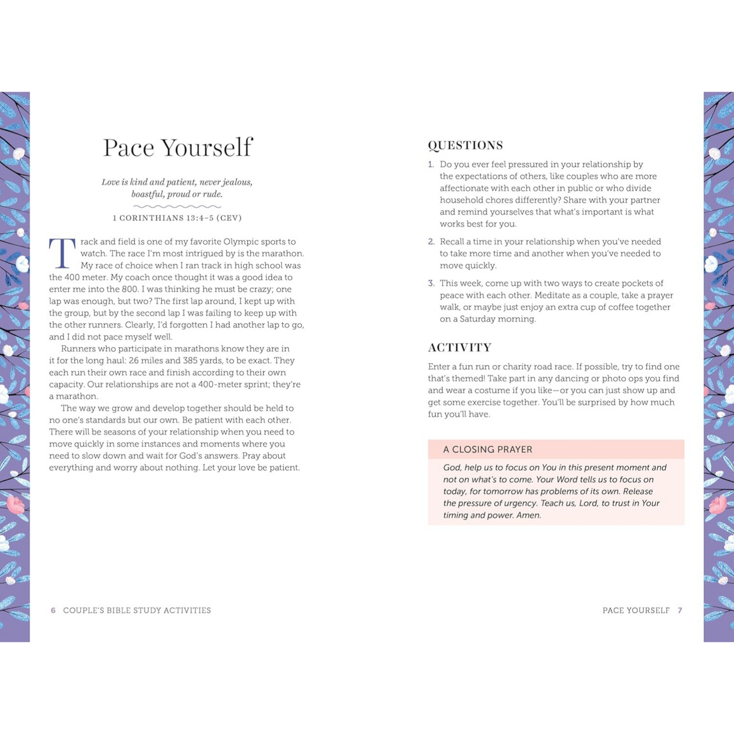 Couple's Bible Study Activities (Spiral Bound)