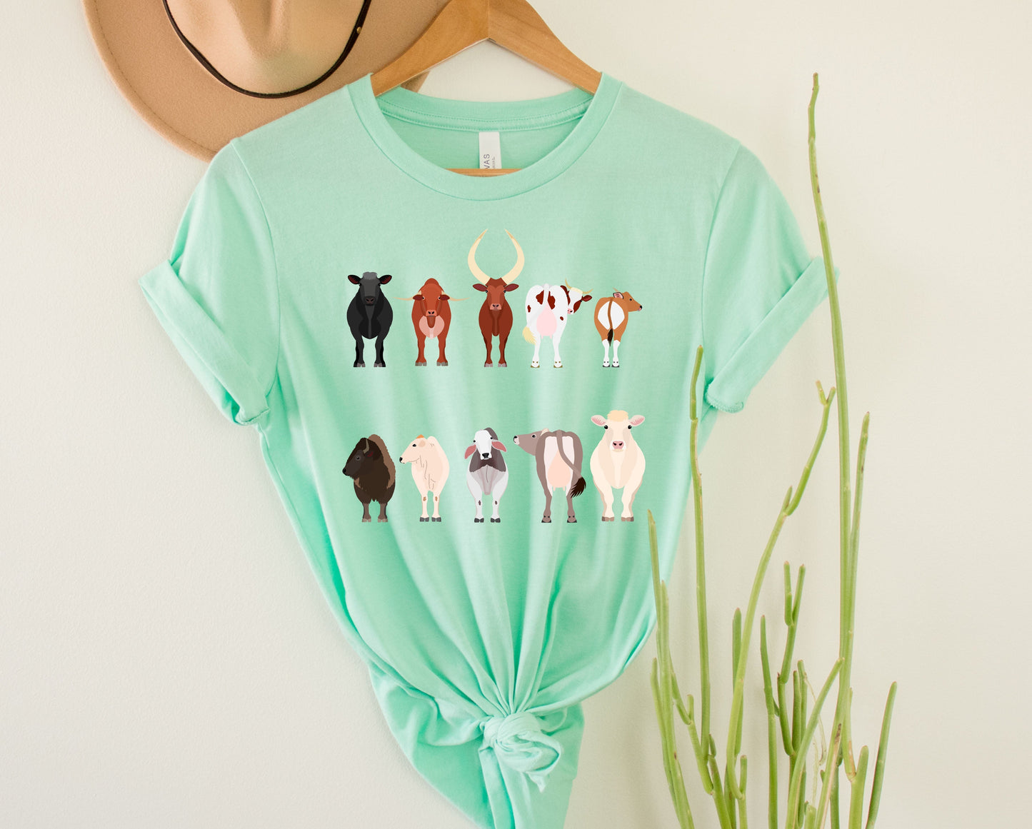 Cow Breeds Graphic Tee