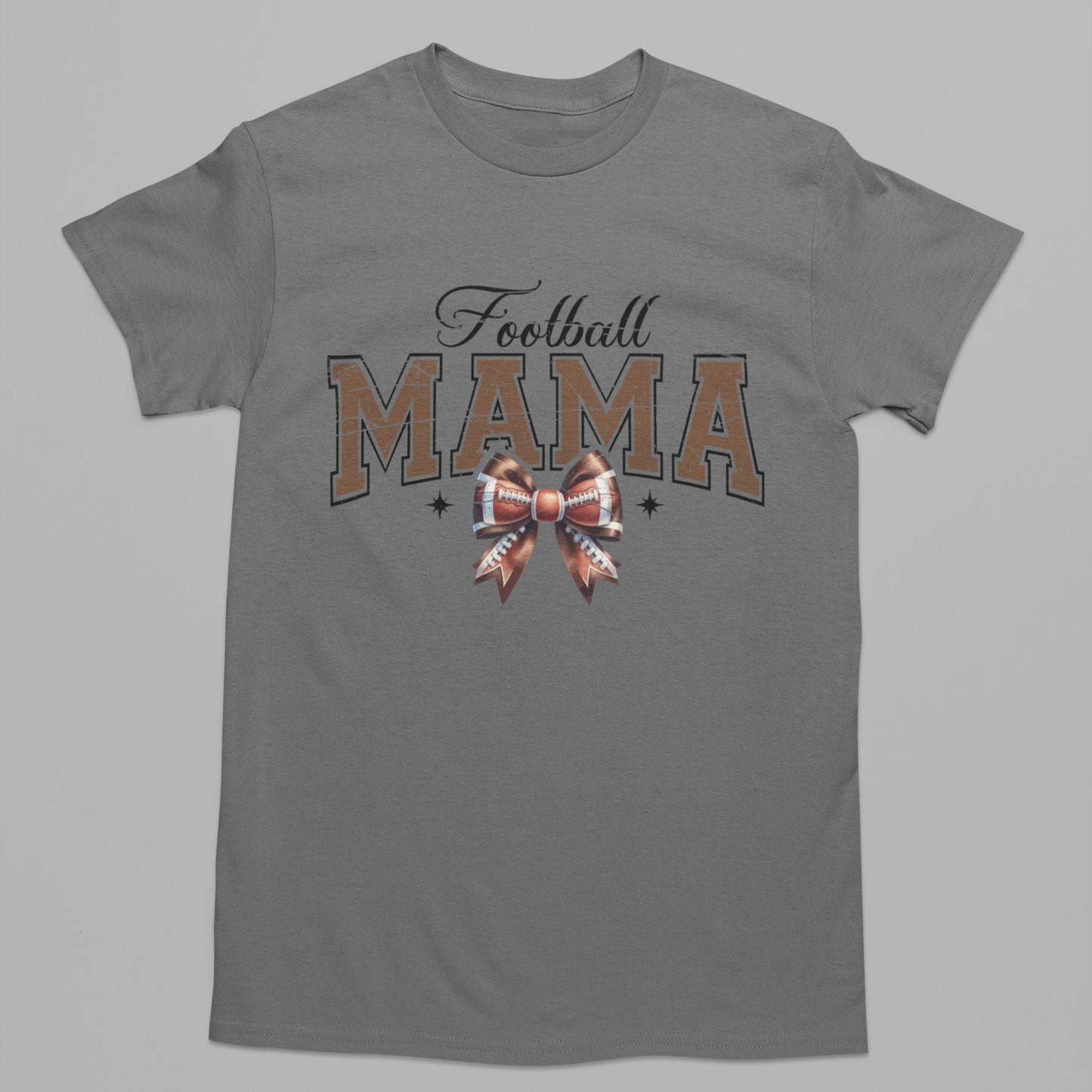 Football Mama Bow Graphic Tee