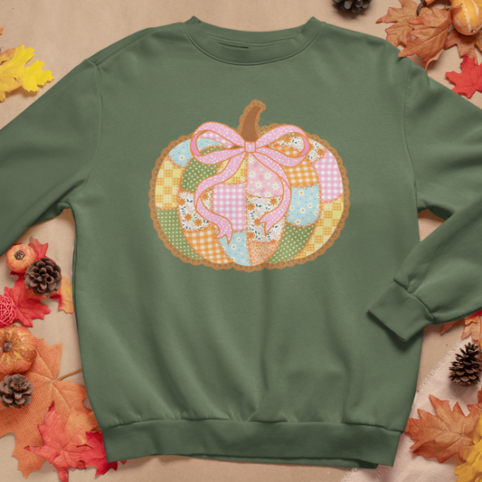 Fall In Stitches Graphic Sweatshirt