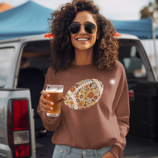 Retro Touchdown Graphic Sweatshirt