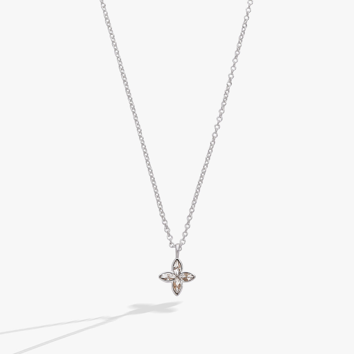 Crystal Logo Star Necklace