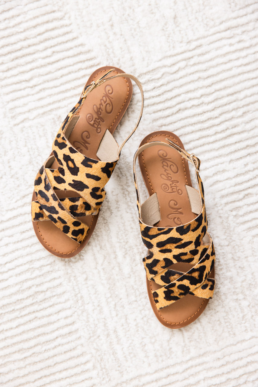 Cup of Tea Sandals in Leopard