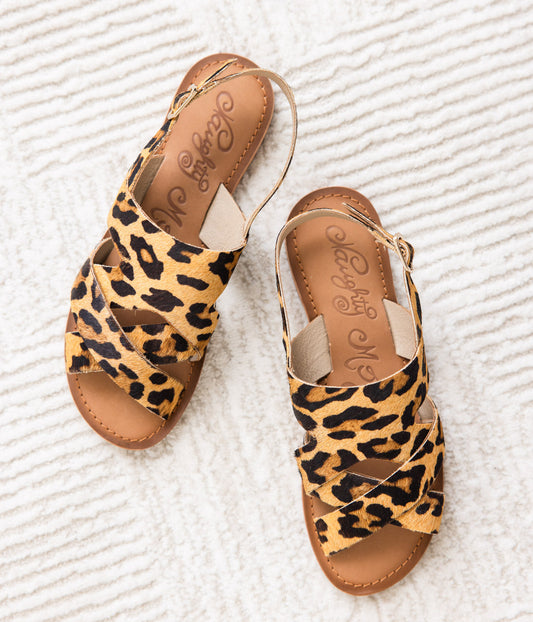 Cup of Tea Sandals in Leopard
