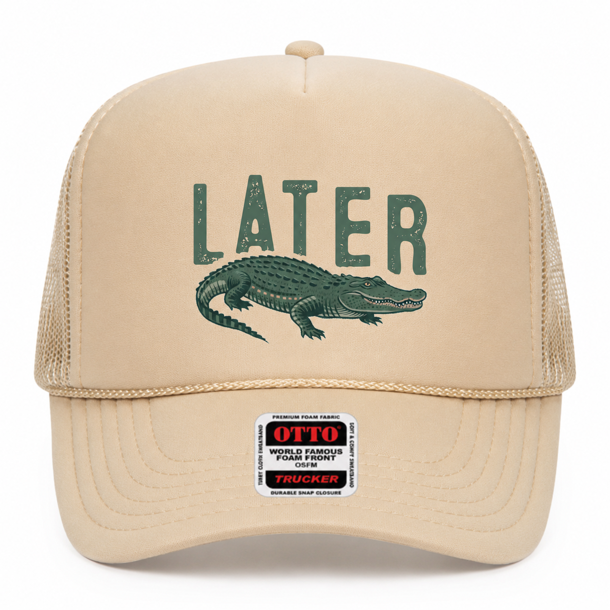 Later Alligator Trucker Hat