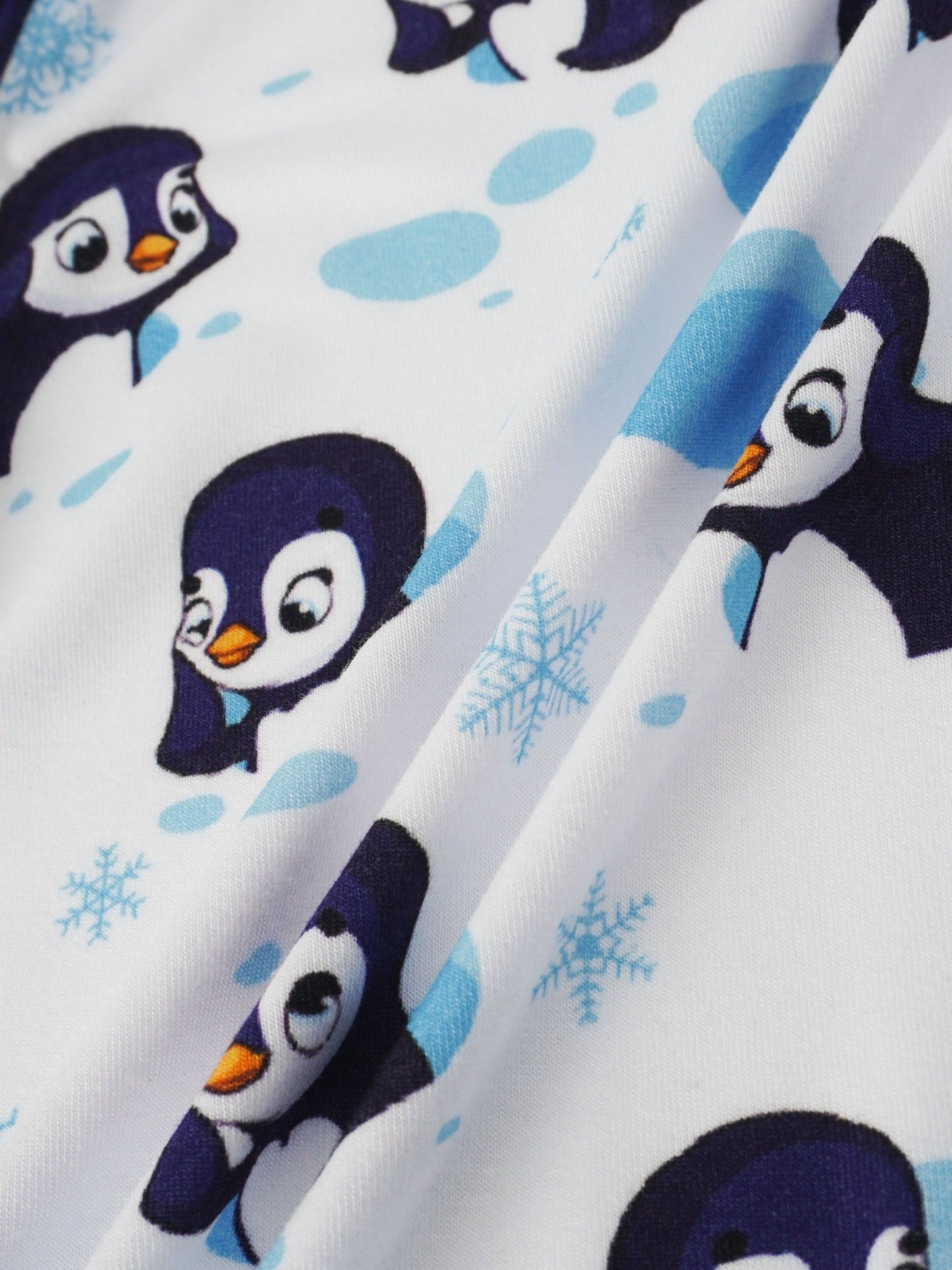 PoshTOT Snowman Penguin Bamboo Baby Convertible Zippy Romper