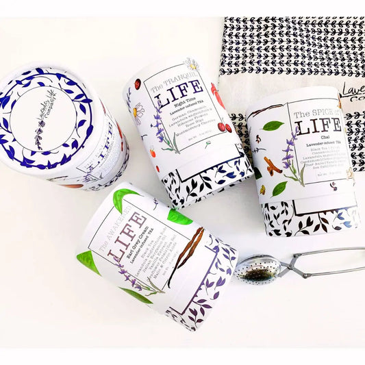 Lavender Tea - Set of 4 Loose Teas