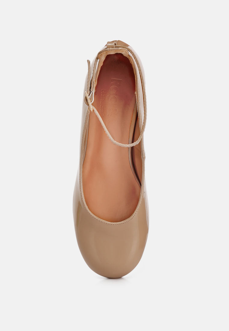 Debbie Ankle Strap Low Block Heel Sandals