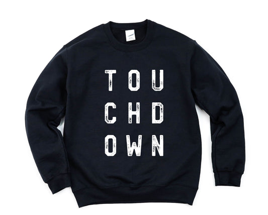Distressed touchdown Graphic Tee