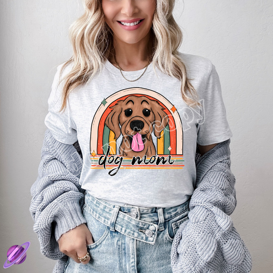 GOLDEN RETRIEVER DOG MOM TEE