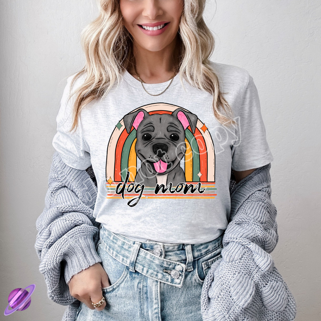PITTBULL DOG MOM TEE