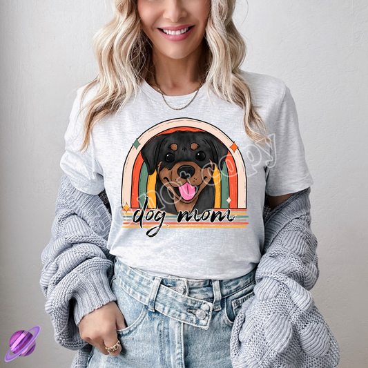 ROTTWEILER DOG MOM TEE