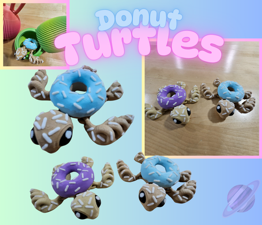 DONUT TURTLES - STRAW BUDDY