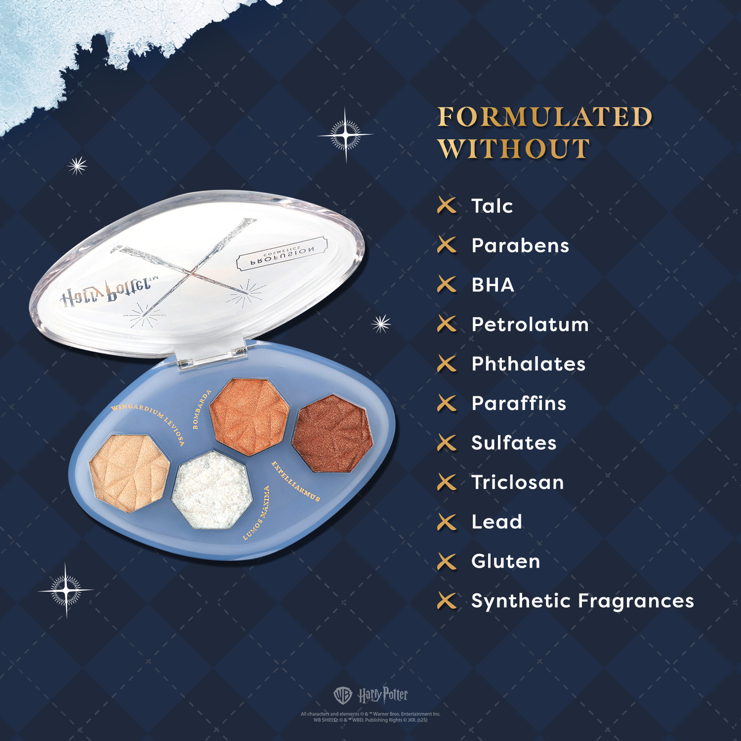 Harry Potter Holiday | Magical Charms Illuminating Highlighter Quad