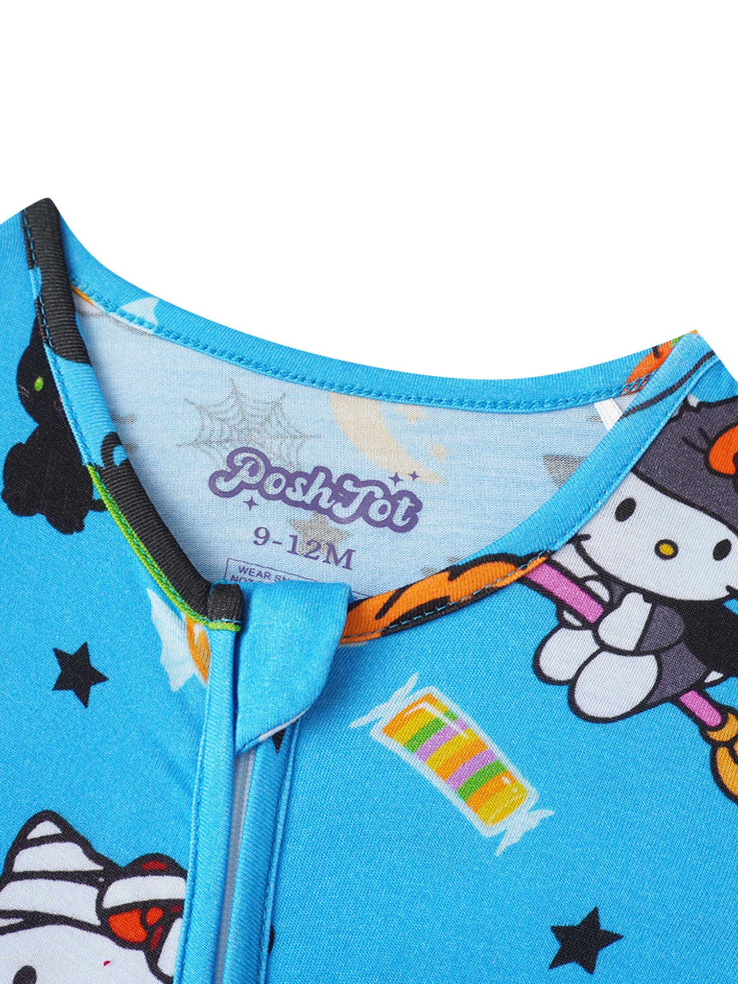 PoshTOT Sanrio Hello Kitty Candy Bamboo Baby Convertible Zippy Romper
