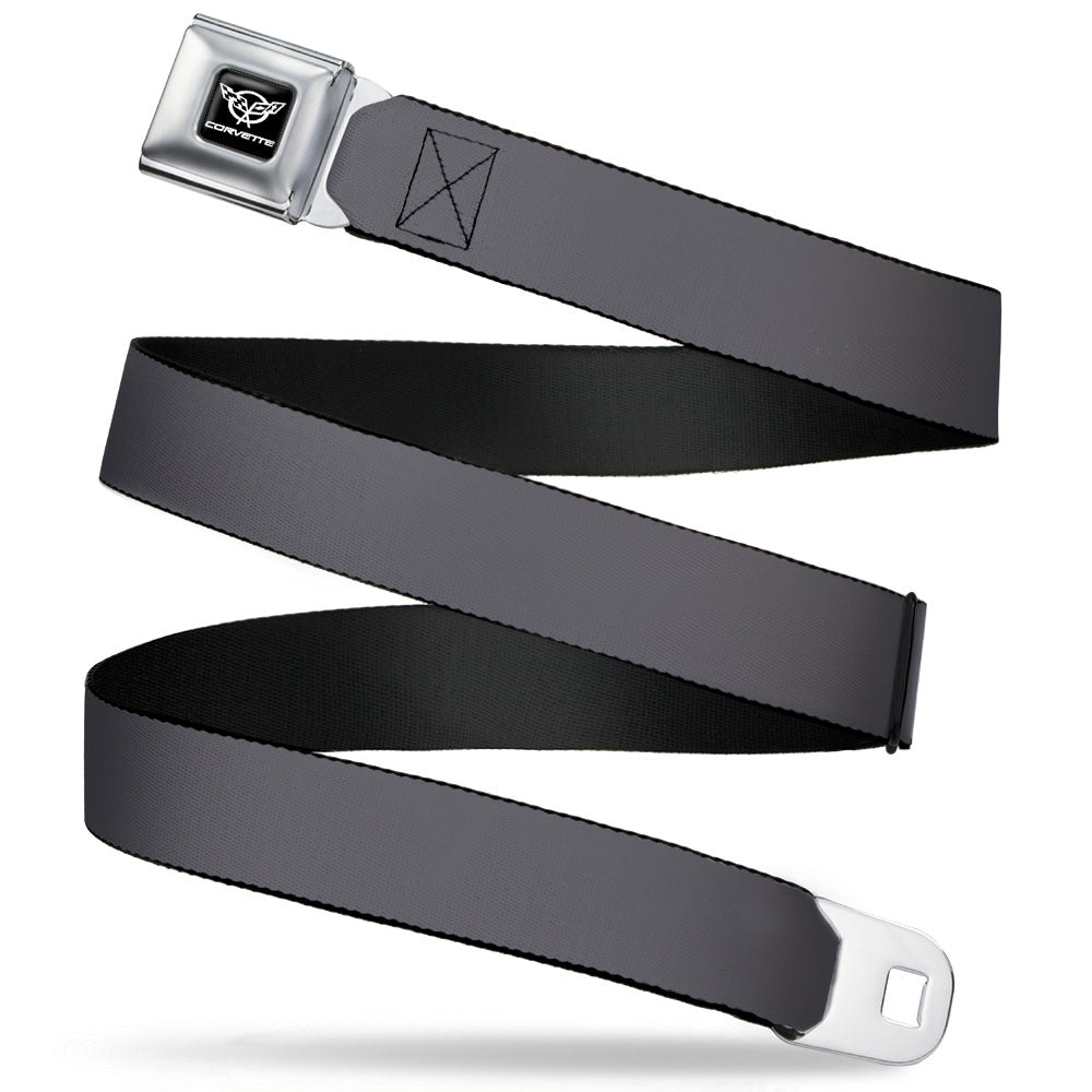 Corvette Seatbelt Belt - Charcoal Webbing