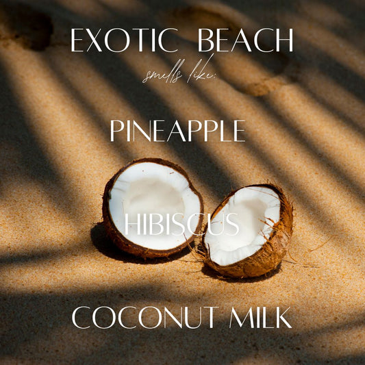 Exotic Beach - 3 Wick Jar Candle