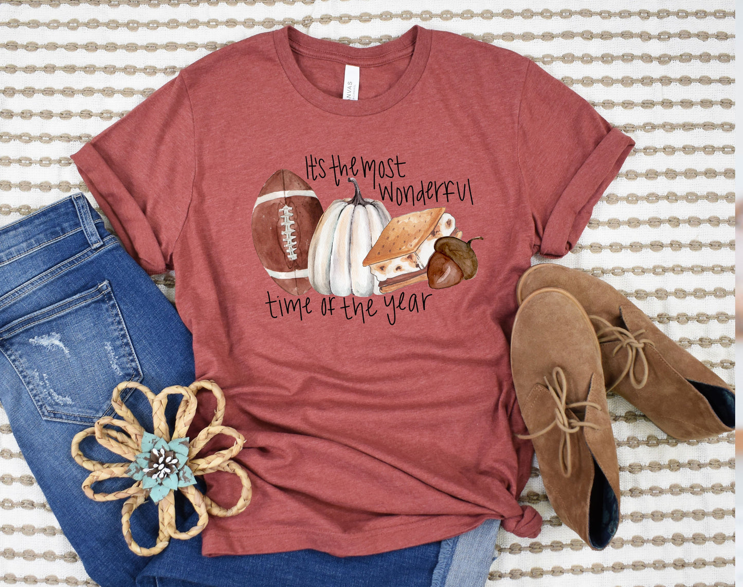 Fall It's the Most Wonderful Time of the Year Graphic Tee