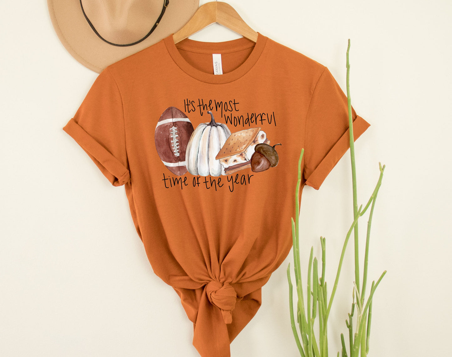 Fall It's the Most Wonderful Time of the Year Graphic Tee