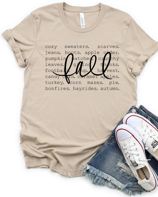 Fall Things Graphic Tee