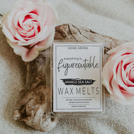 Mango Sea Salt Scented Snap Soap Bar - Beach Breeze Mango And Sea Salt 3x2x1