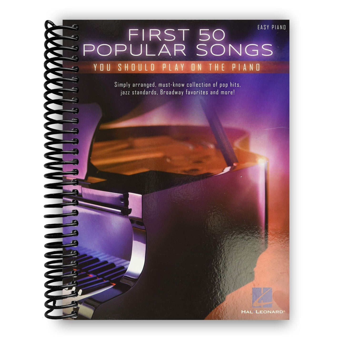 First 50 Popular Songs You Should Play On Piano (Spiral Bound)