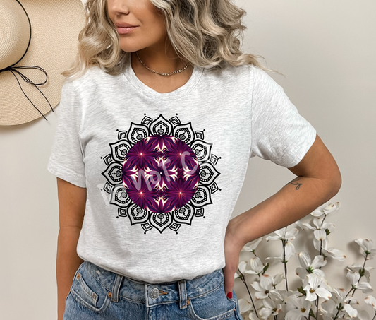 PLUM MANDALA TEE