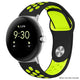 black yellow green silver