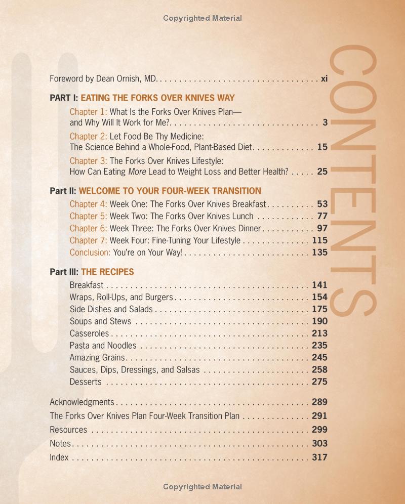 The Forks Over Knives Plan: How to Transition to the Life-Saving, Whole-Food, Plant-Based Diet (Spiral Bound)