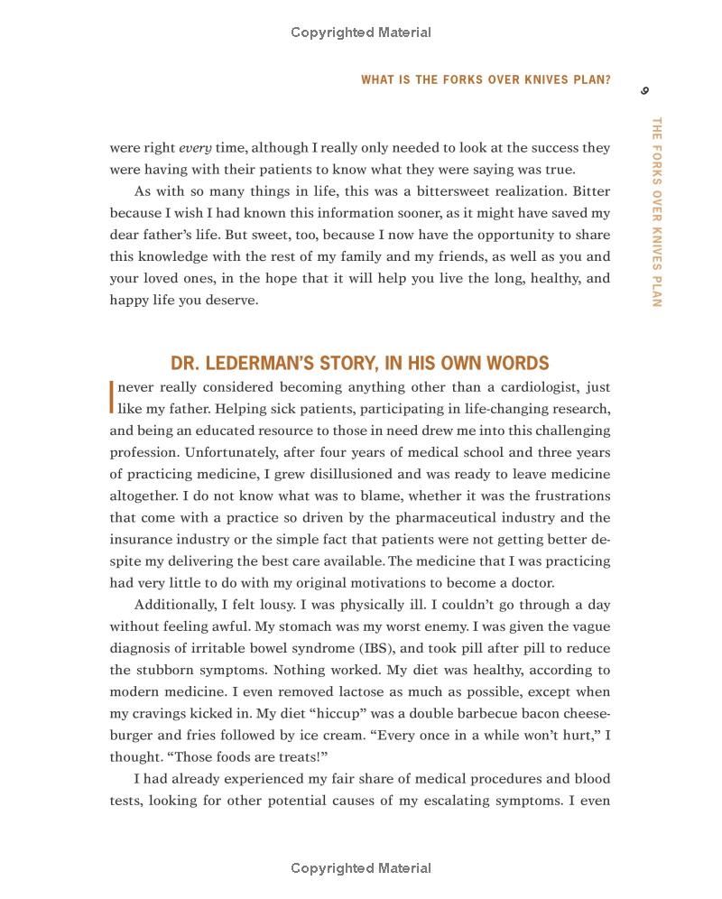 The Forks Over Knives Plan: How to Transition to the Life-Saving, Whole-Food, Plant-Based Diet (Spiral Bound)