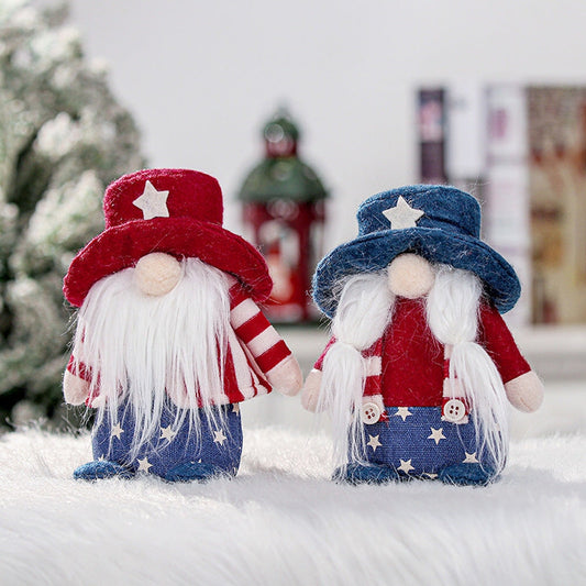 Colonial America Vintage Theme Plush Gnome Set