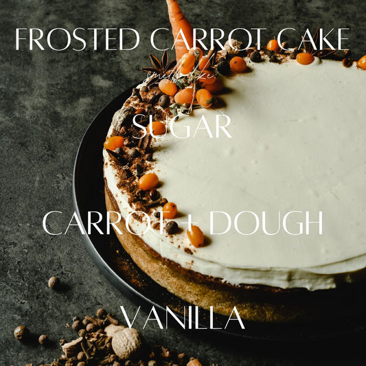 Frosted Carrot Cake - 9 oz Whiskey Glass Candle
