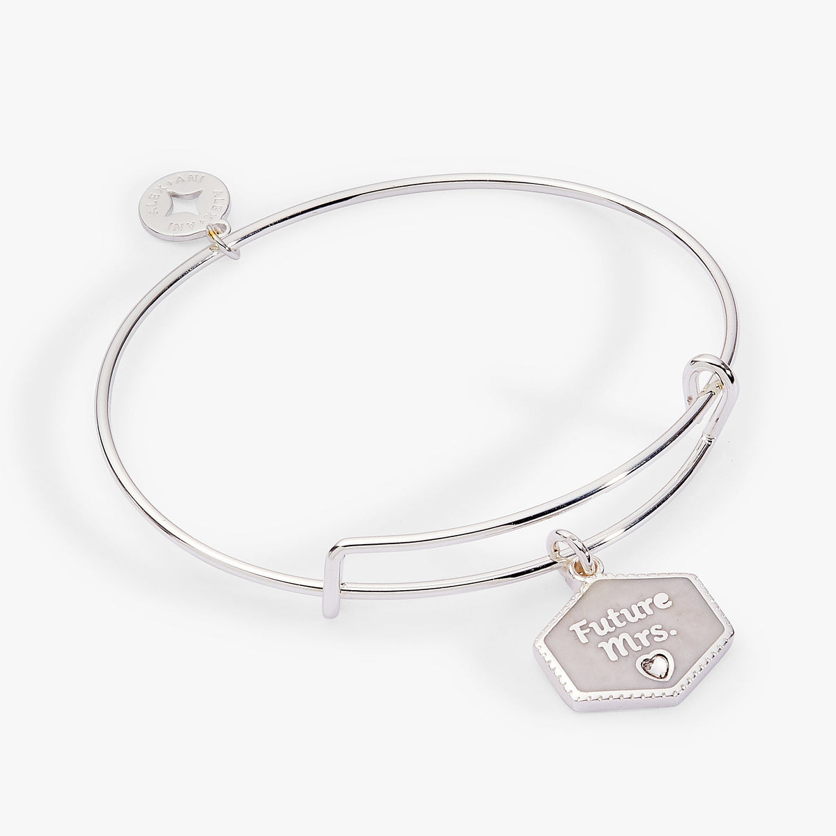 'Future Mrs.' Mother of Pearl Charm Bangle