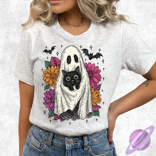 BATCH 116-GHOST KITTY TEE