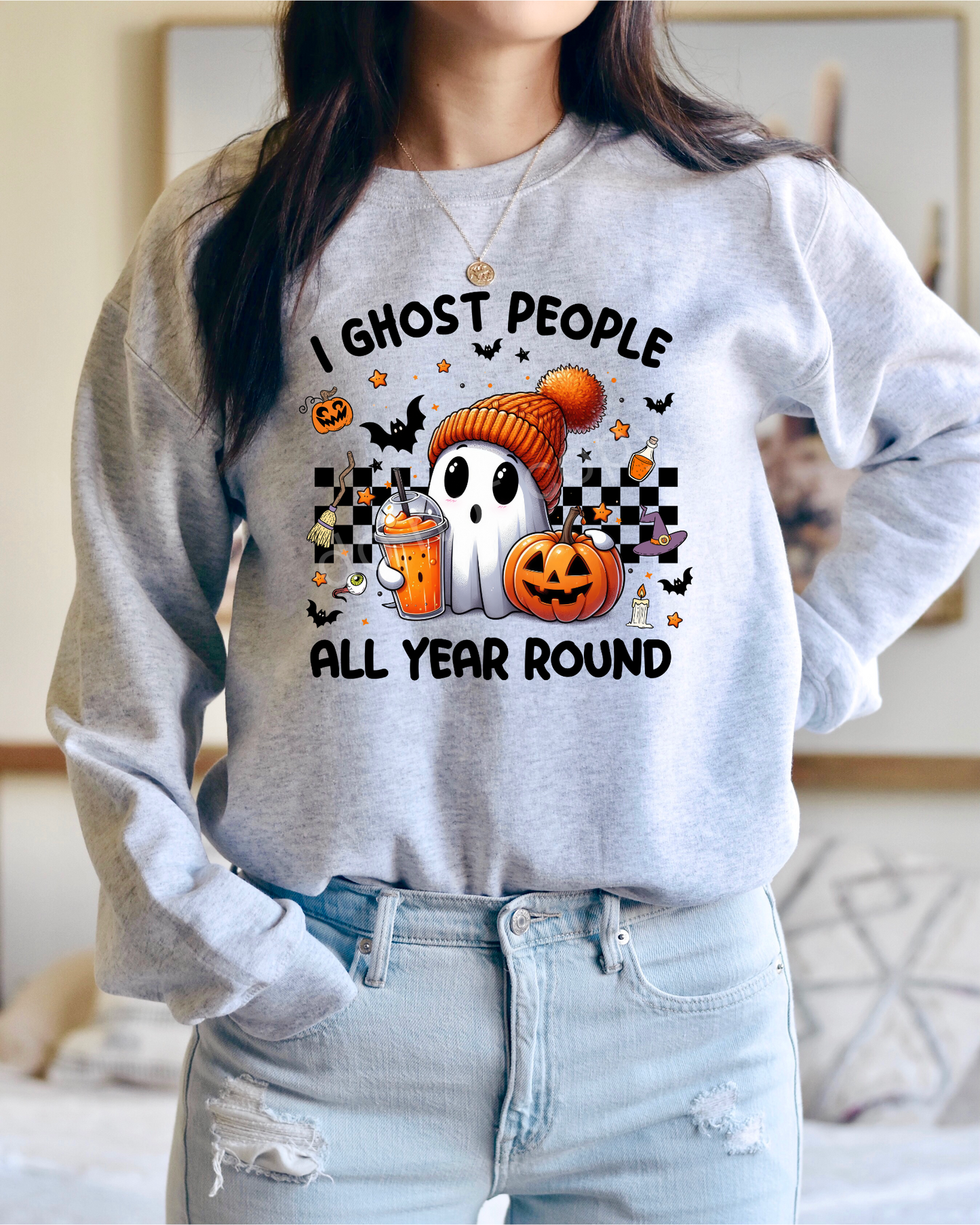 GHOST PEOPLE - CREW NECK SWEATSHIRT