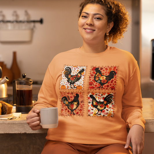 Patchwork Parade Graphic Sweatshirt
