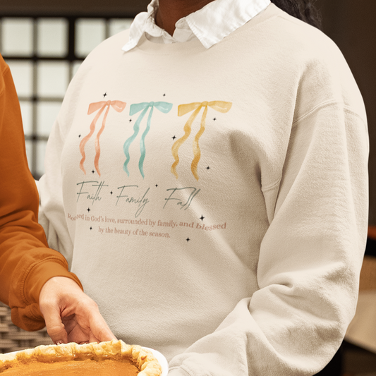 Ribboned Grace Graphic Sweatshirt