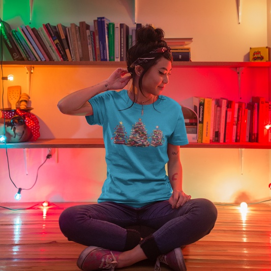 Booked for Christmas Graphic Tee